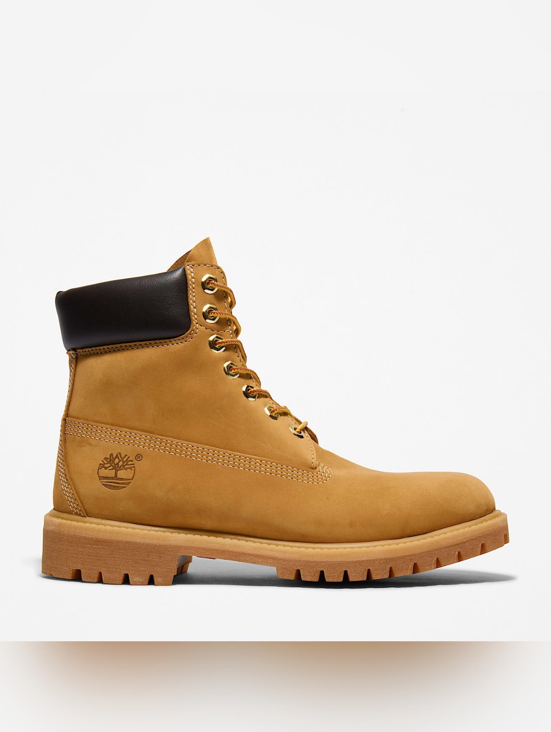 6/6/5. Timberland Men's Wheat Nubuck 6-Inch Work Boot With Dark Collart
